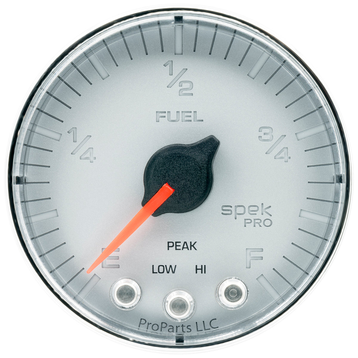 Autometer Spek-Pro Gauge Fuel Level 2 1/16in 0-270 Programmable Slvr/Chrm - P312218