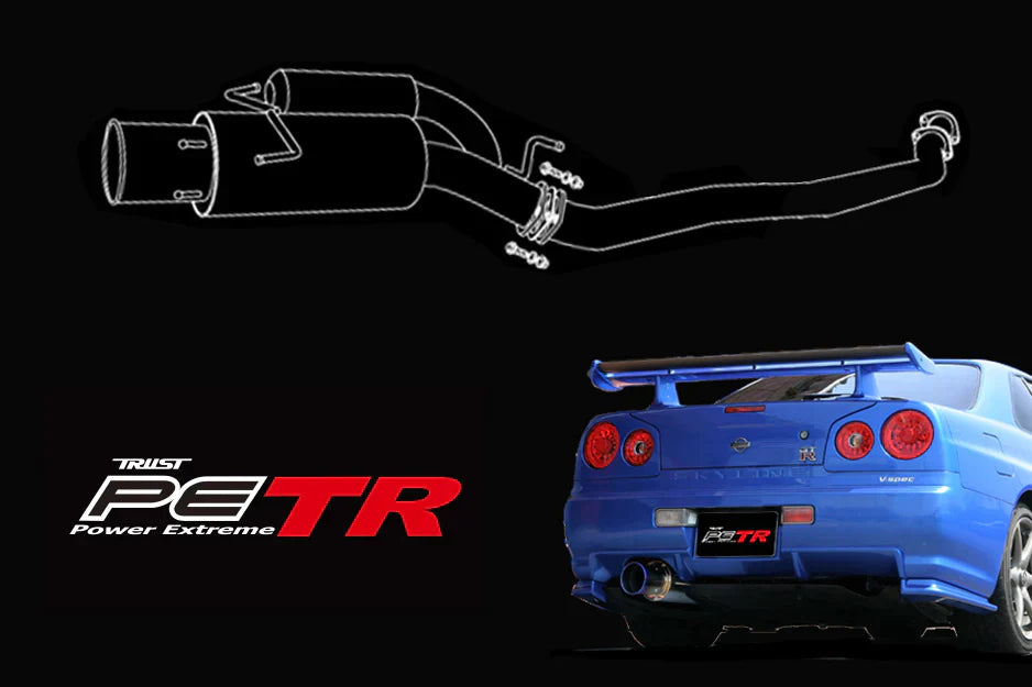 GReddy - TRUST PE-TR Cat-back Exhaust Systems - application specific - 10167310