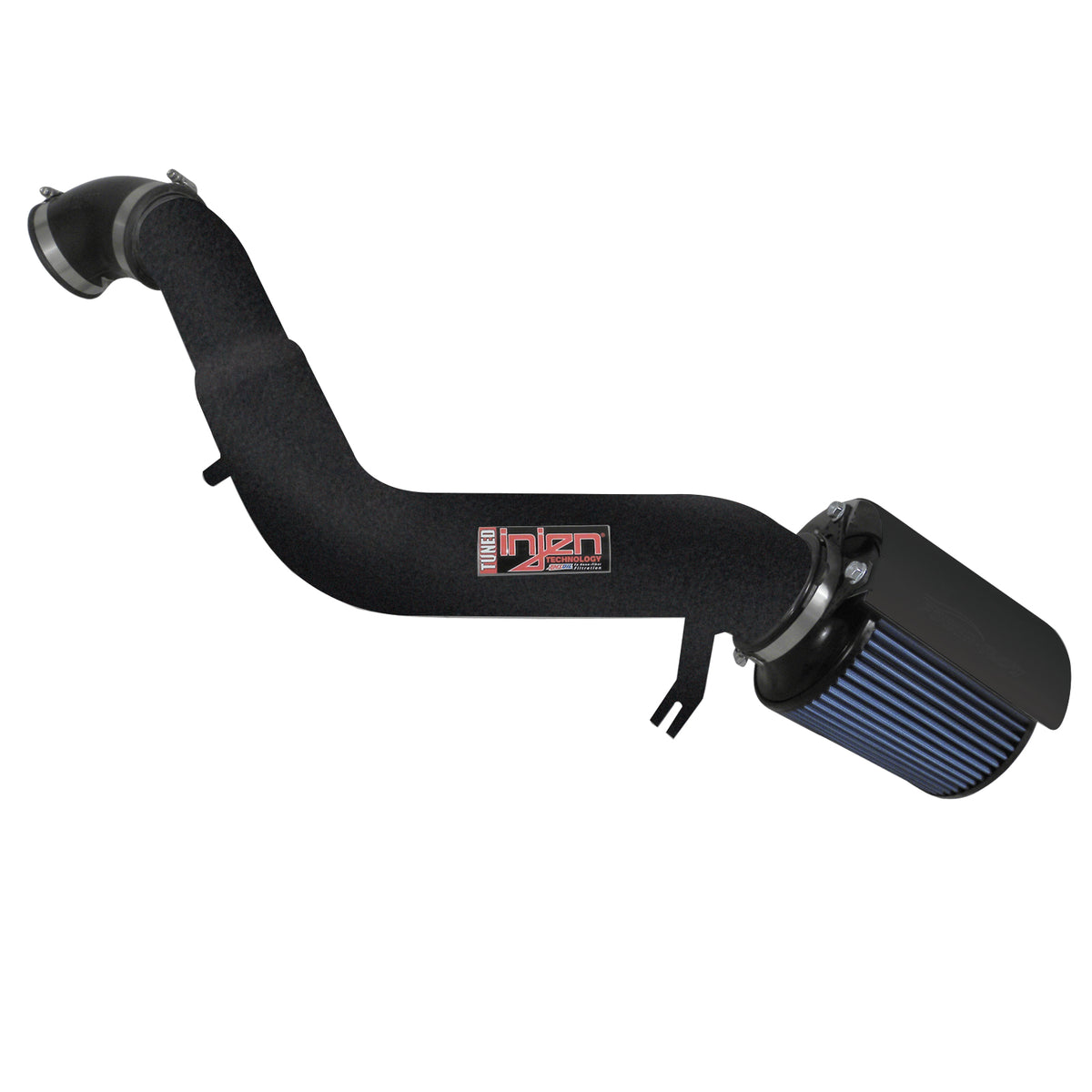 Injen 05-10 Grand Cherokee WK Wrinkle Bk Power-Flow Intake w/ MR Tech & Web Nano Fiber Dry Filter - PF5010WB