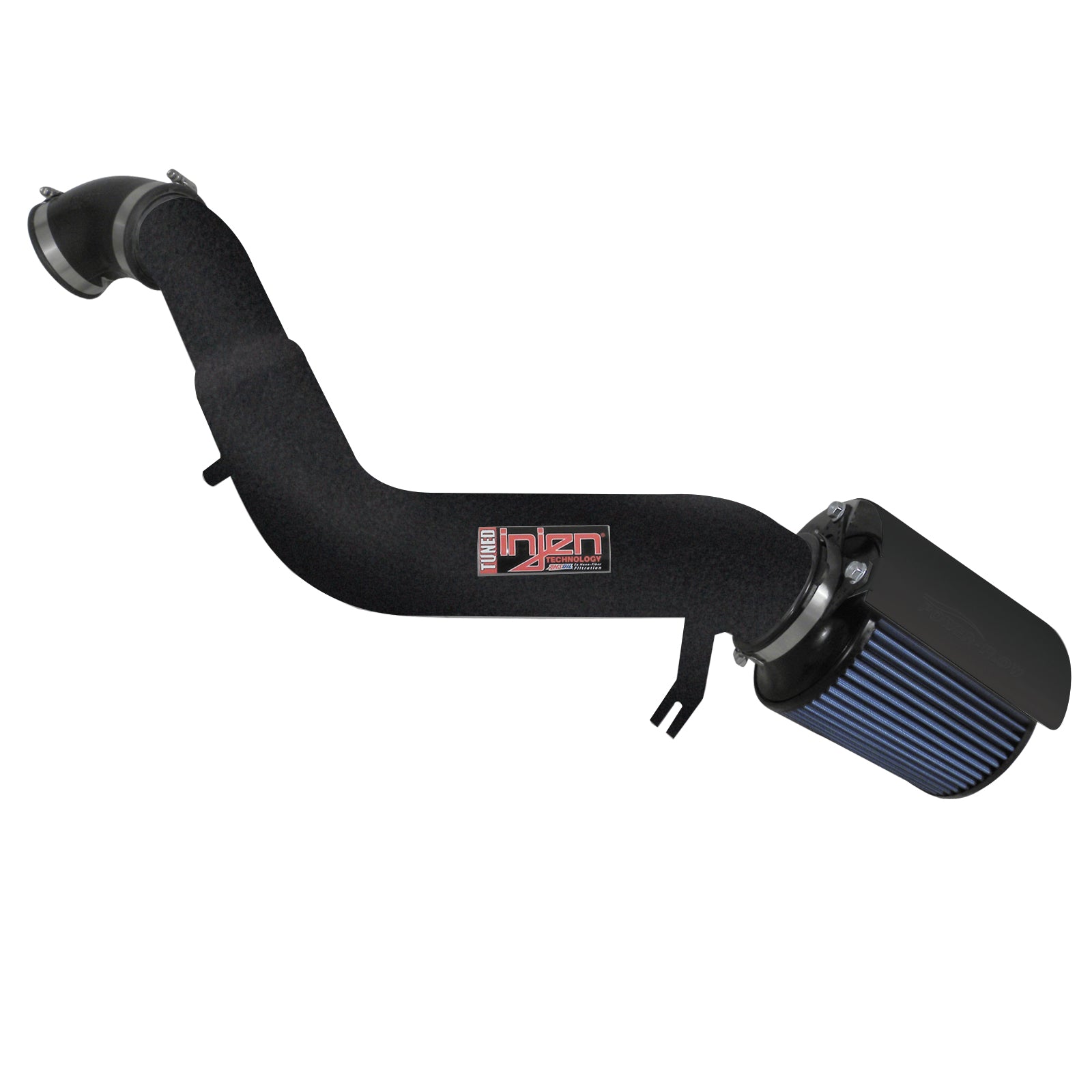 Injen 05-10 Grand Cherokee WK Wrinkle Bk Power-Flow Intake w/ MR Tech & Web Nano Fiber Dry Filter - PF5010WB