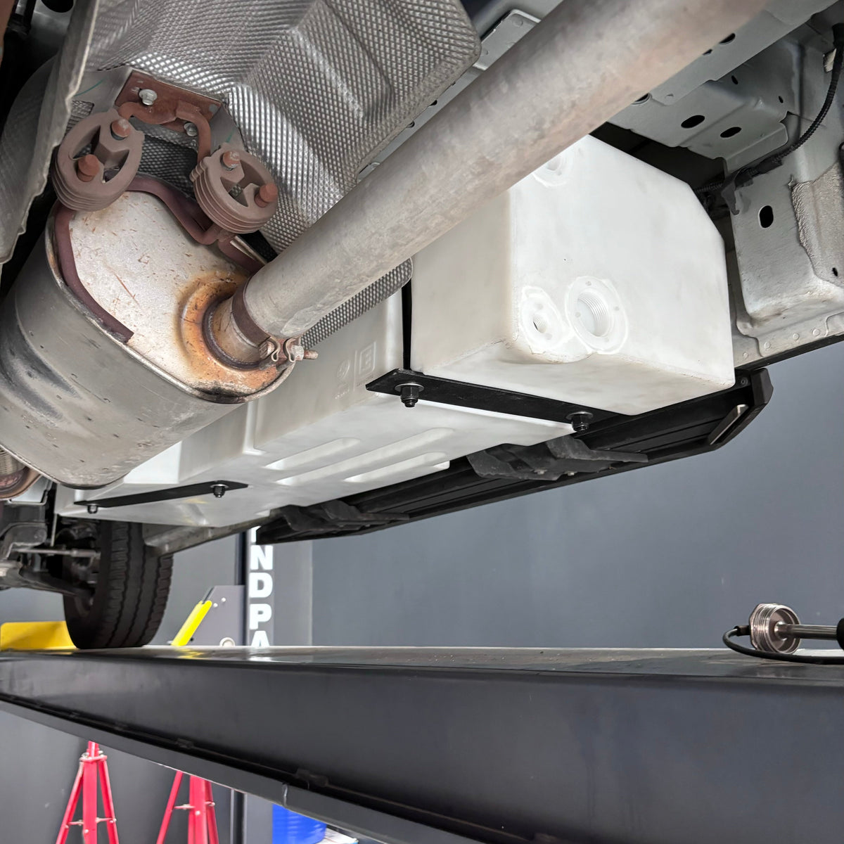 S&amp;B 20 Gallon Passenger Side Undercarriage Fresh Water Tank for 2015-2024 Ford Transit 148&quot; &amp; 148&quot; EXT - 10-3015