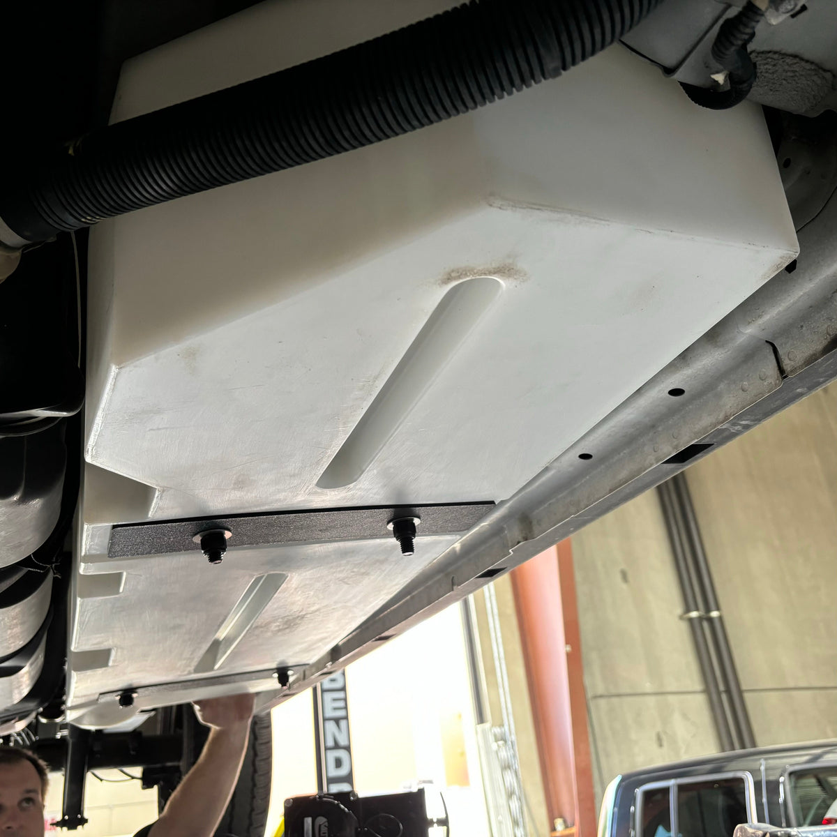 S&amp;B 22 Gallon Drivers Side Undercarriage Fresh/Grey Water Tank for 2015-2024 Ford Transit 148&quot; &amp; 148&quot; EXT - 10-3016