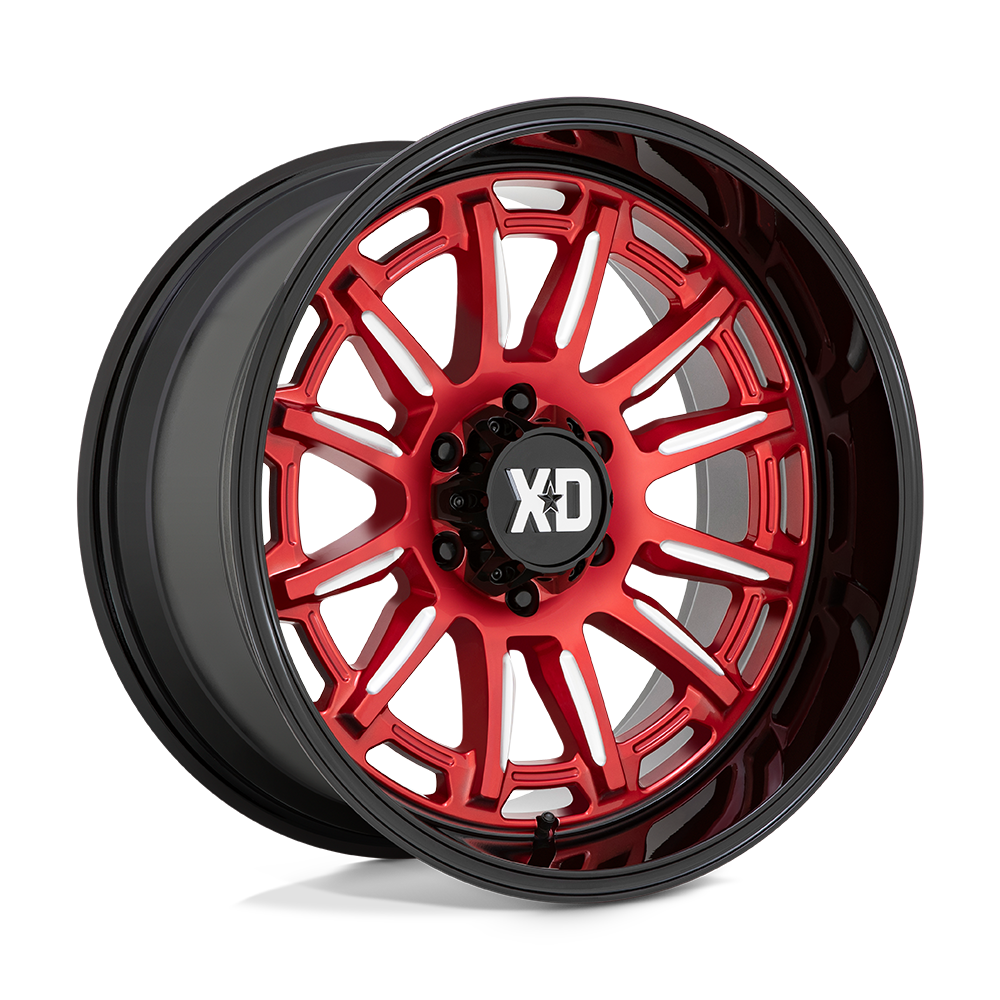 XD - XD865 20X9 6X135 Red-mill Blk-lp 00MM