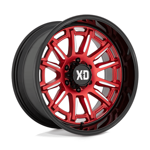 XD - XD865 20X9 6X135 Red-mill Blk-lp 00MM