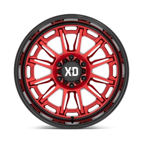 XD - XD865 20X9 6X135 Red-mill Blk-lp 00MM