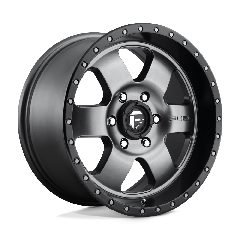 Fuel Off-Road D619 18X9 Matte Gunmetal Black Bead Ring 6x135 +20mm