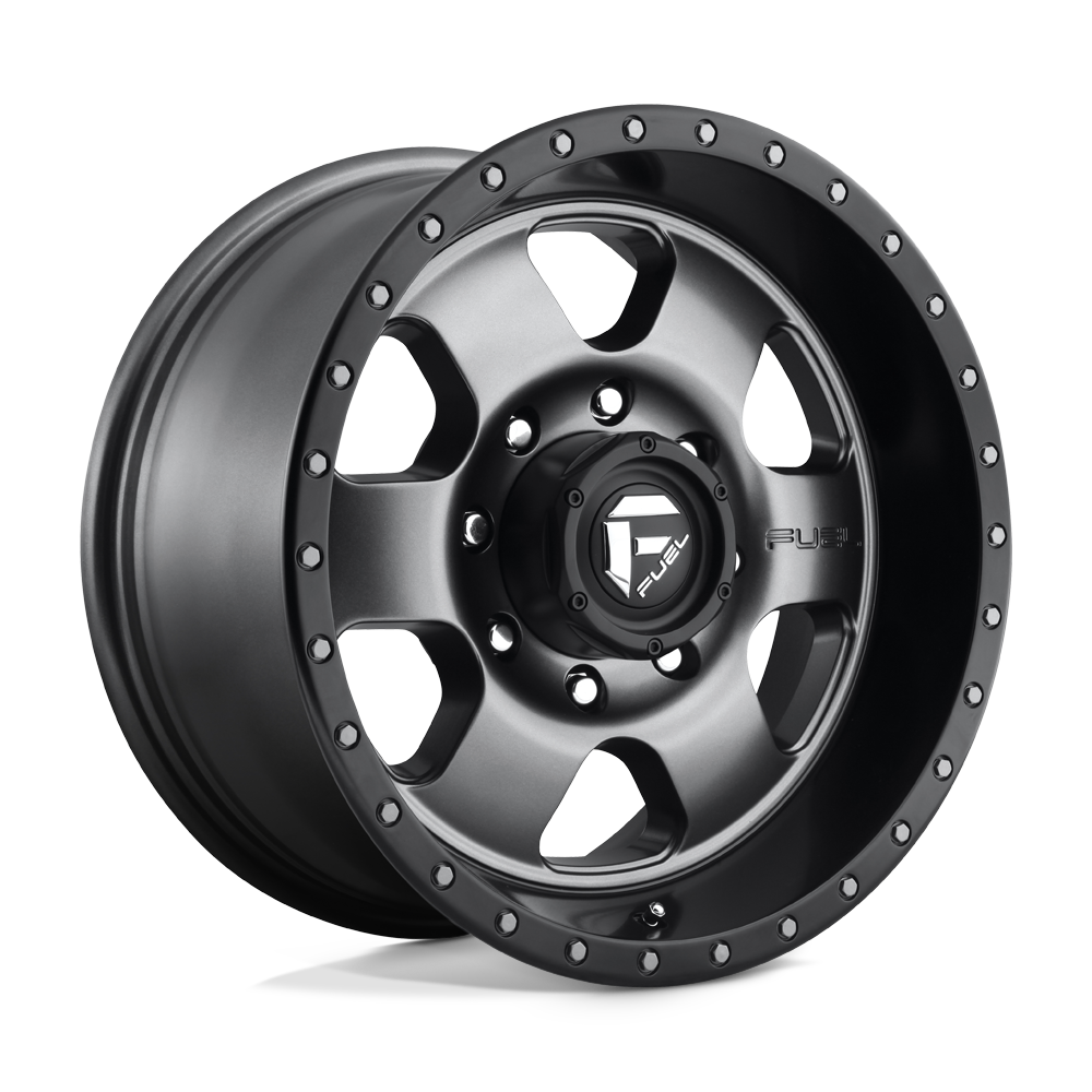 Fuel Off-Road D619 18X9 Matte Gunmetal Black Bead Ring 8x165.1 +1mm