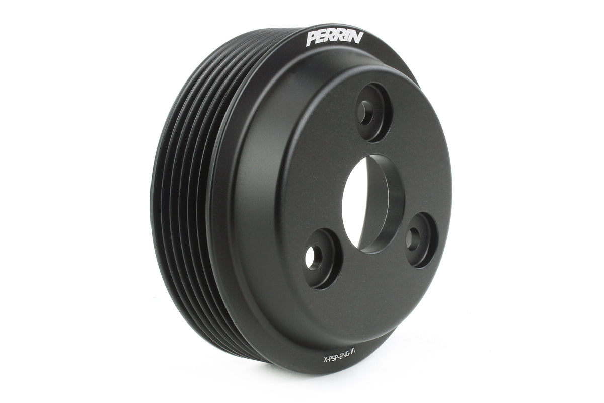 Perrin 2022 BRZ/GR86 Water Pump Pulley - Black - PSP-ENG-113BK