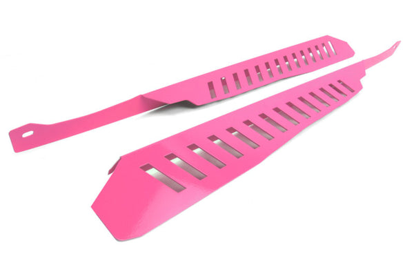 Perrin 08-14 Subaru WRX/STI Fender Shroud Set - Hyper Pink - PSP-ENG-549HP for 2008-2021 Subaru WRX STI - front view