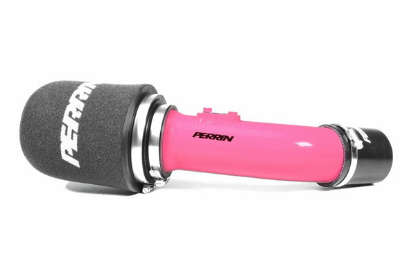 Perrin 02-07 Subaru WRX/STi Short Ram Intake - Hyper Pink - PSP-INT-201HP for 2015-2021 Subaru WRX STI - front view