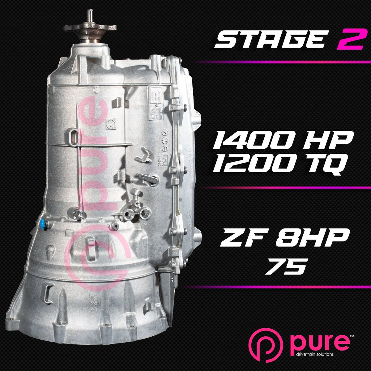Pure Drivetrain 8HP75 High Performance Transmission Hard Parts Kit - RWD - Stage 2 - 12-88-2000