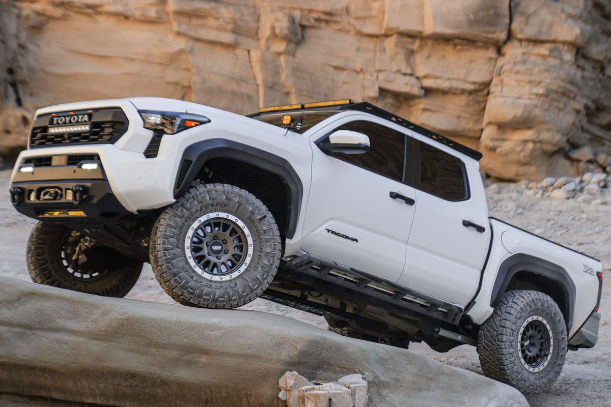 DV8 Offroad - 2024-2026 Toyota Tacoma Double Cab Rock Sliders - SRTT1-04
