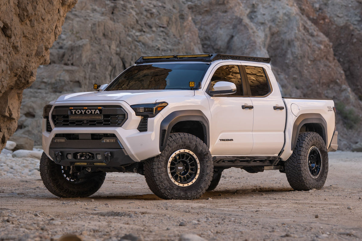 DV8 Offroad - 2024-2026 Toyota Tacoma Double Cab Spec Series Roof Rack - RRTT1-04