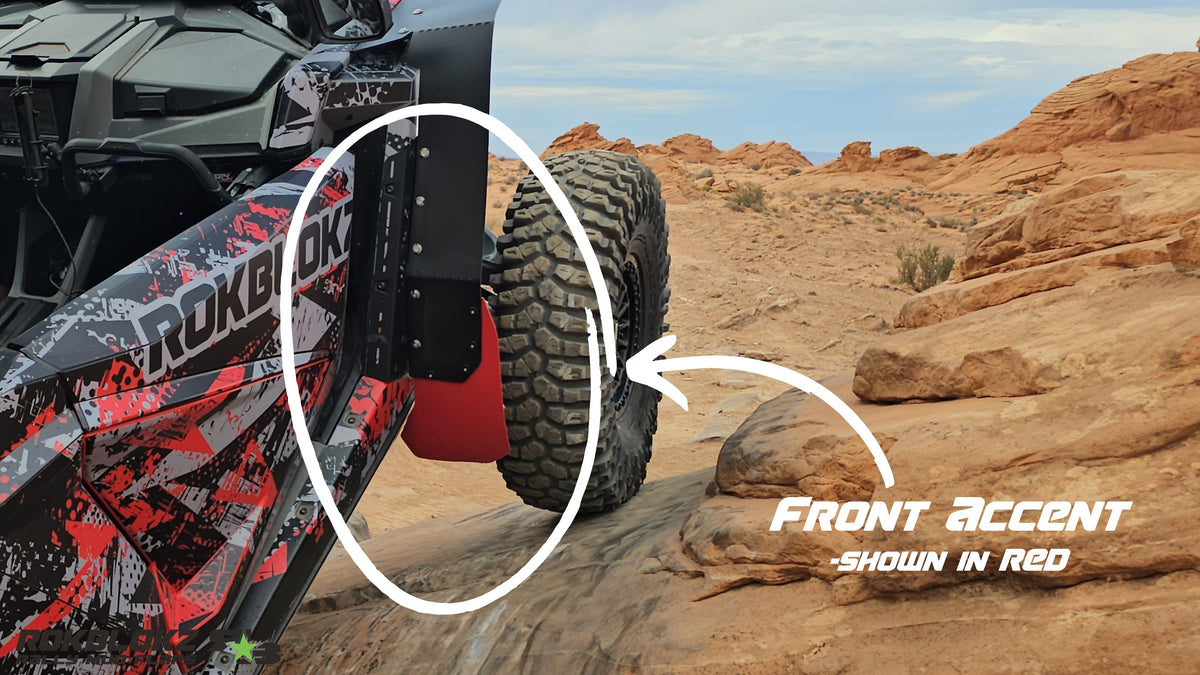 RokBlokz Polaris RZR Pro R & Turbo R 2022-2024 Replacement Accents & Trailing Arm Flaps