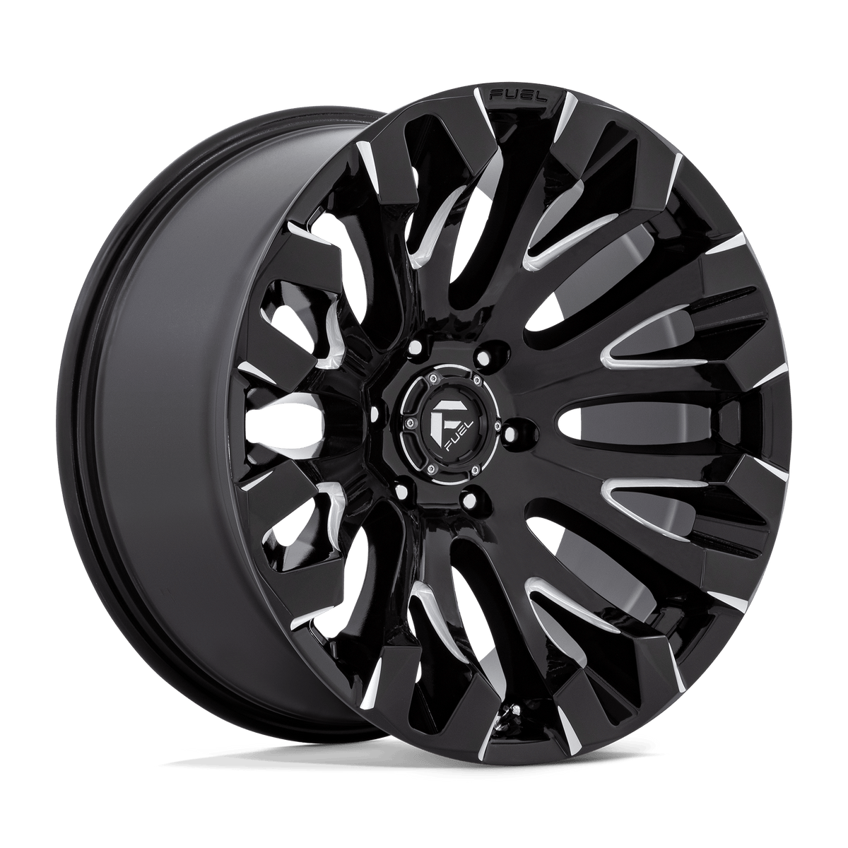Fuel Off-Road D828 20X9 Gloss Black Milled 5x139.7 +1mm
