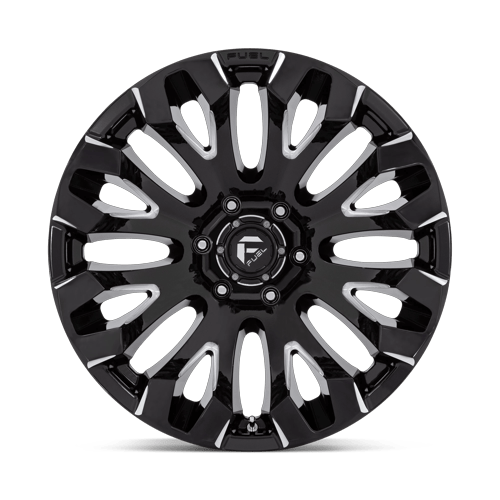 Fuel Off-Road D828 20X9 Gloss Black Milled 5x139.7 +1mm