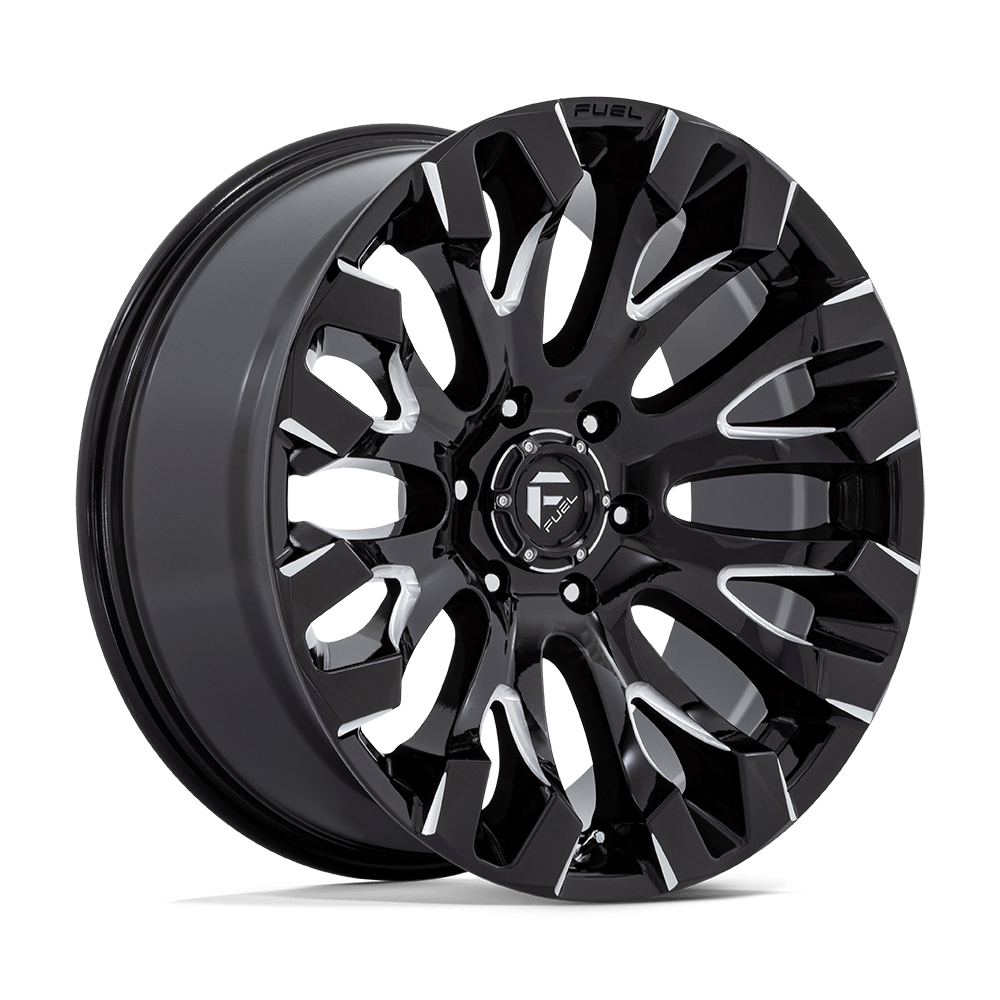 Fuel Off-Road D828 20X9 Gloss Black Milled 6x139.7 +1mm