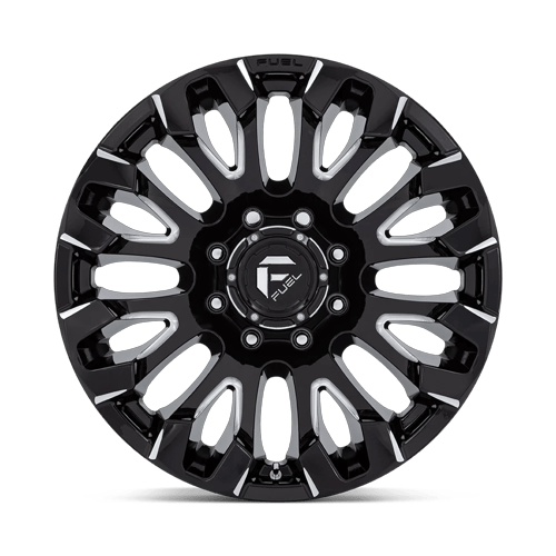 Fuel Off-Road D828 20X9 Gloss Black Milled 8x180 +1mm