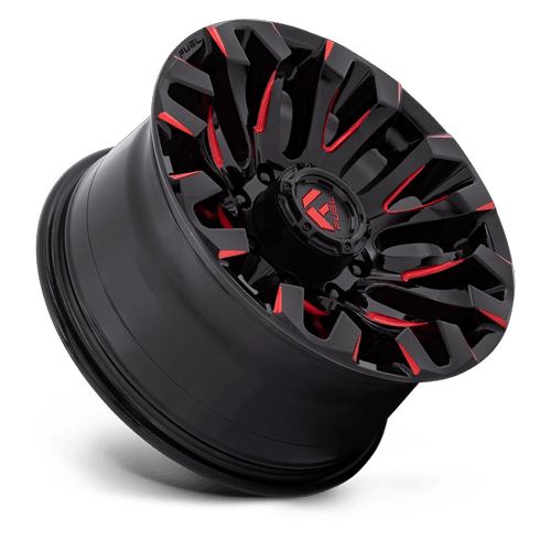 Fuel Off-Road D829 18X9 Gloss Black Milled W/ Red Tint 8x165.1 +1mm