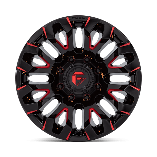 Fuel Off-Road D829 18X9 Gloss Black Milled W/ Red Tint 8x165.1 +1mm