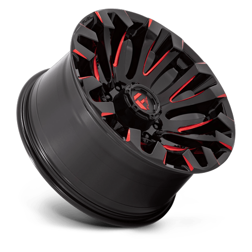 Fuel Off-Road D829 20X10 Gloss Black Milled W/ Red Tint 8x180 -18mm