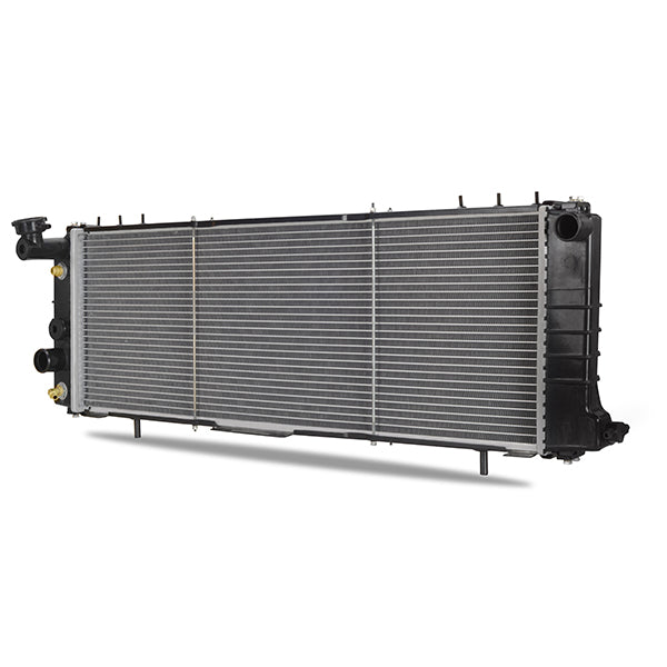 Mishimoto 91-01 Jeep Cherokee Replacement Radiator - Plastic - R1193-AT for 1991-2001 Jeep Cherokee - installed view