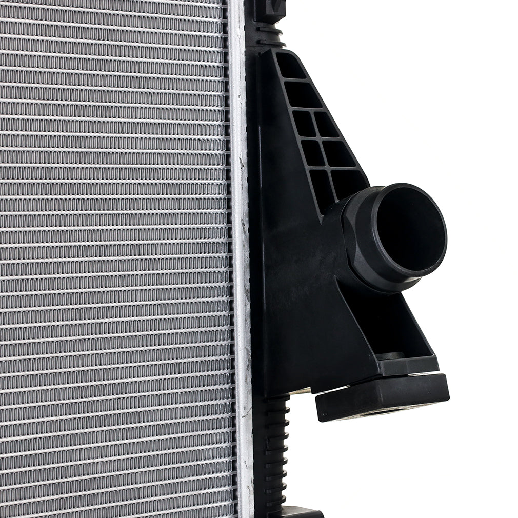 Mishimoto 11-16 Ford F250 6.7L Powerstroke Primary Plastic Radiator - R13230 for 2011-2016 Ford F 250 - installed view
