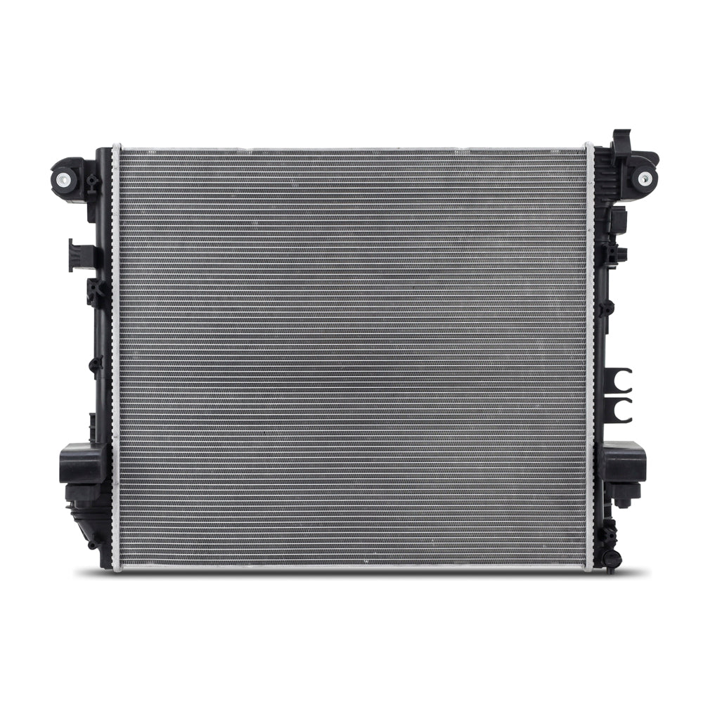 Mishimoto 2018+ Jeep Wrangler JL Replacement Radiator - R13754 for 2018-2025 Jeep Wrangler - angle view