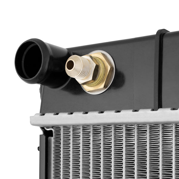 Mishimoto Jeep Cherokee Replacement Radiator 1991-2001 - R2340 for 1991-2001 Jeep Cherokee - package contents