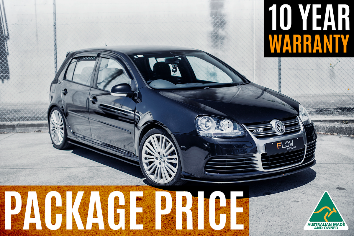 Flow Designs - MK5 Golf R32 Full Lip Splitter Set
