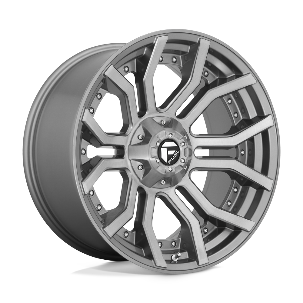 Fuel Off-Road D713 24X12 Brushed Gunmetal 5x127/5.5 -44mm