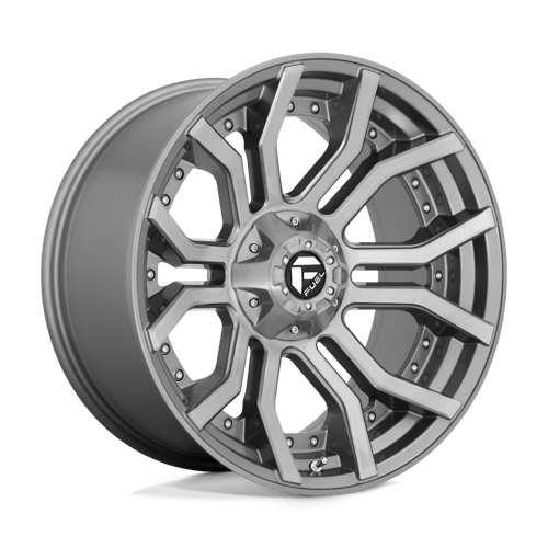 Fuel Off-Road Aluminum Wheels 20X9 Rage Platinum D713 Brushed Gunmetal
