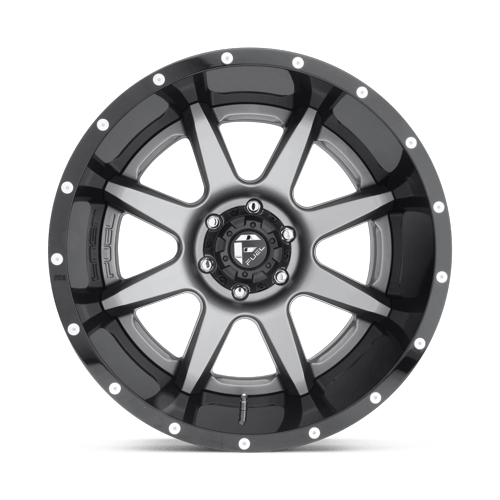 Fuel Off-Road D238 22X14 Matte Gunmetal Black Lip 5x127 -70mm