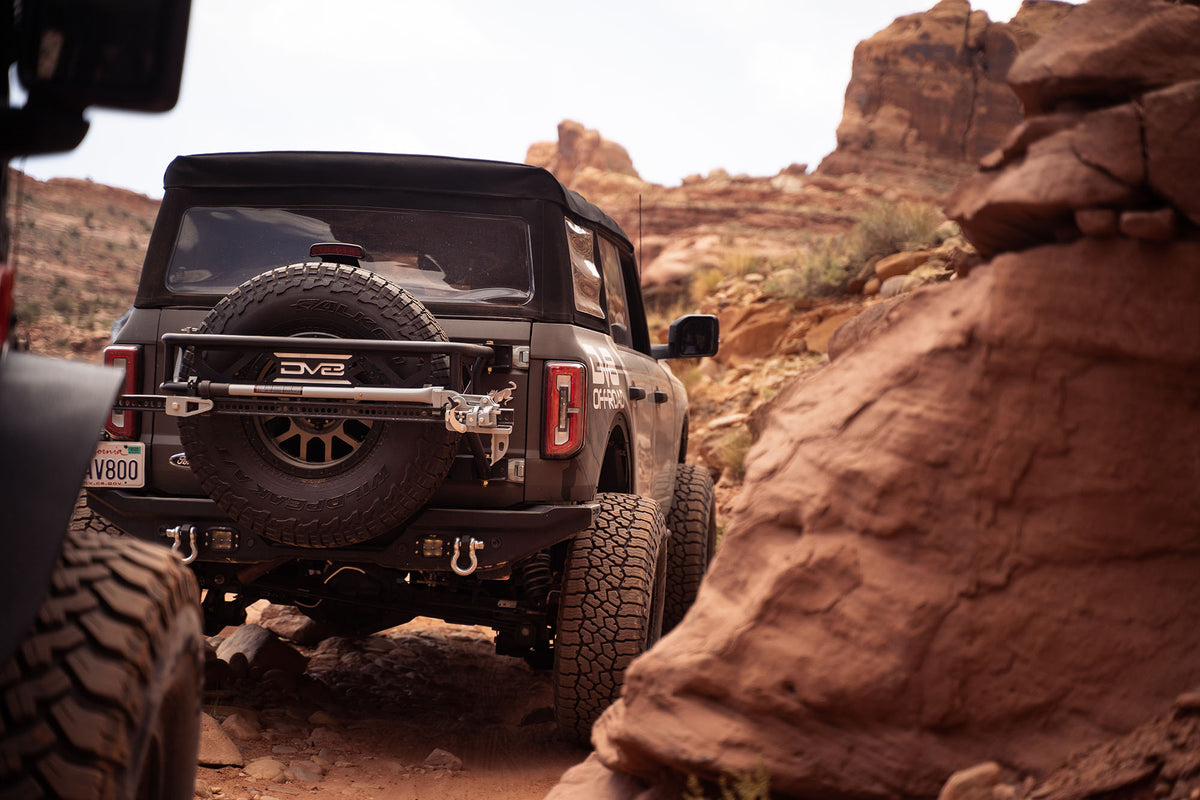 DV8 Offroad - 2021-22 Ford Bronco FS-15 Series Rear Bumper - RBBR-02