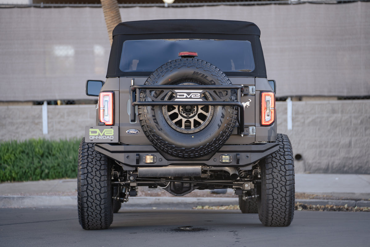 DV8 Offroad - 2021-22 Ford Bronco FS-15 Series Rear Bumper - RBBR-02