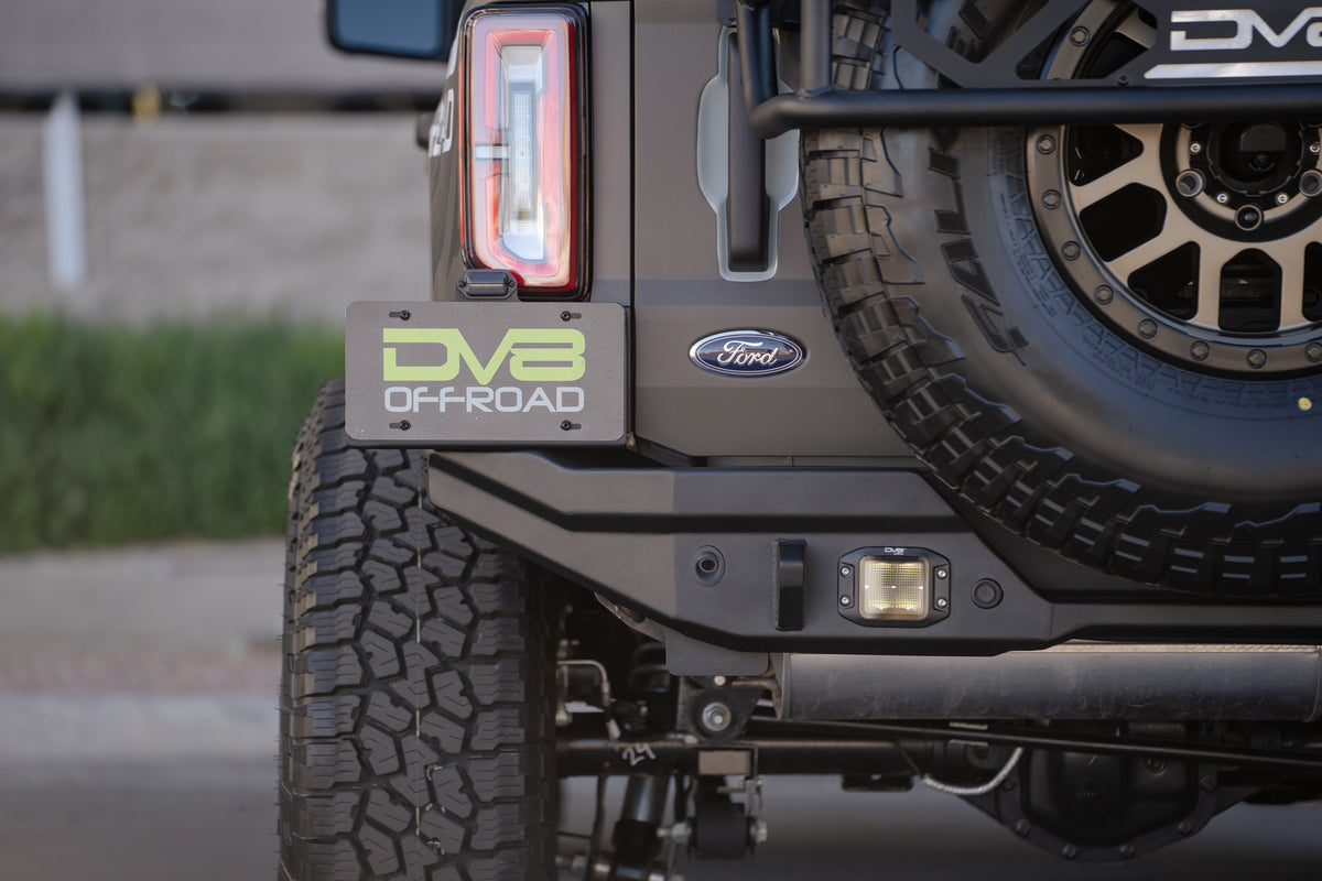DV8 Offroad - 2021-22 Ford Bronco FS-15 Series Rear Bumper - RBBR-02