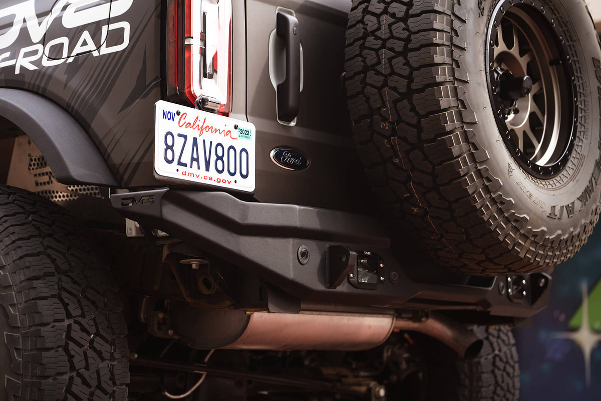 DV8 Offroad - 2021-22 Ford Bronco FS-15 Series Rear Bumper - RBBR-02