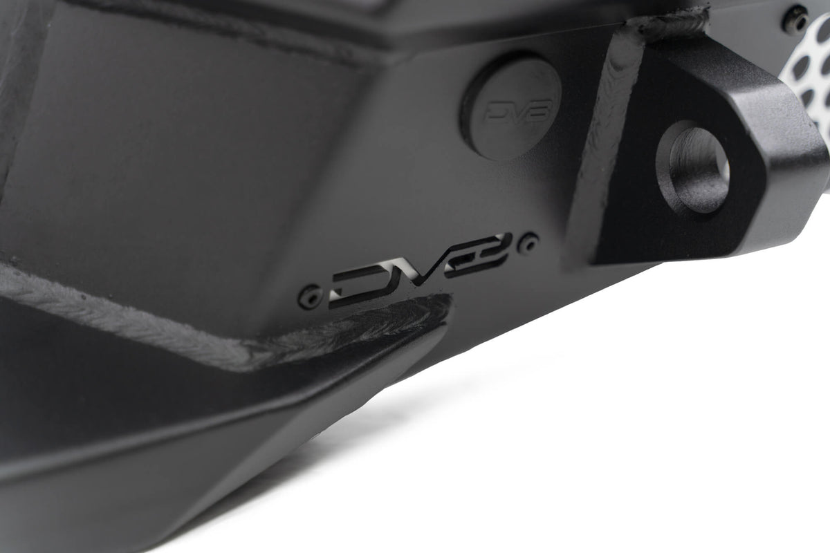 DV8 Offroad - Jeep Wrangler JL MTO Series Rear Bumper w/ Optional Tire Carrier - RBJL-13