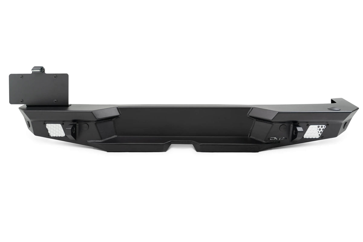 DV8 Offroad - Jeep Wrangler JL MTO Series Rear Bumper w/ Optional Tire Carrier - RBJL-13