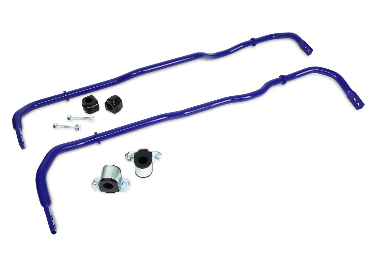 SuperPro - 24mm 2-Position Adjustable Front & Rear Sway Bar Combo Kit - MK5/MK6 Golf, GTI, R32, Golf R (4Motion) - RC0006-KIT