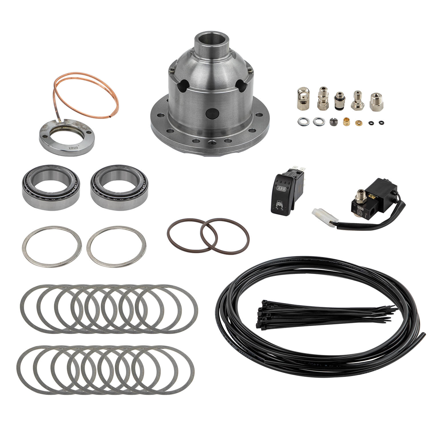 ARB Airlocker Dana30 27Spl 3.73&Up S/N. - RD100 for 1987-2025 Jeep Wrangler - front view