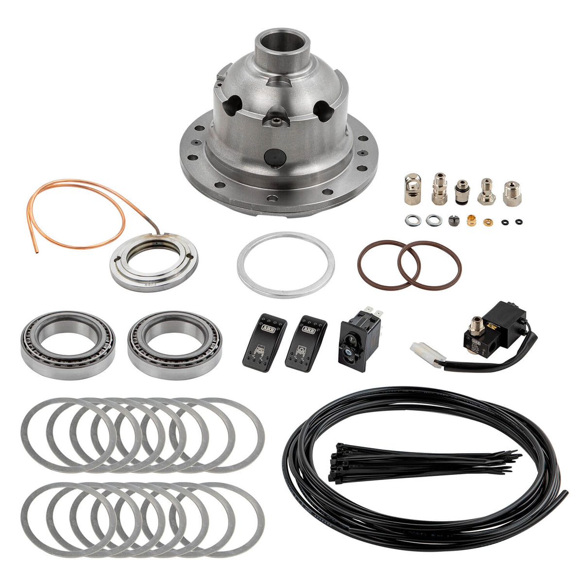 ARB Airlocker Dana44 35Spl 3.92&Up S/N - RD109 for 1997-2006 Jeep Wrangler - front view