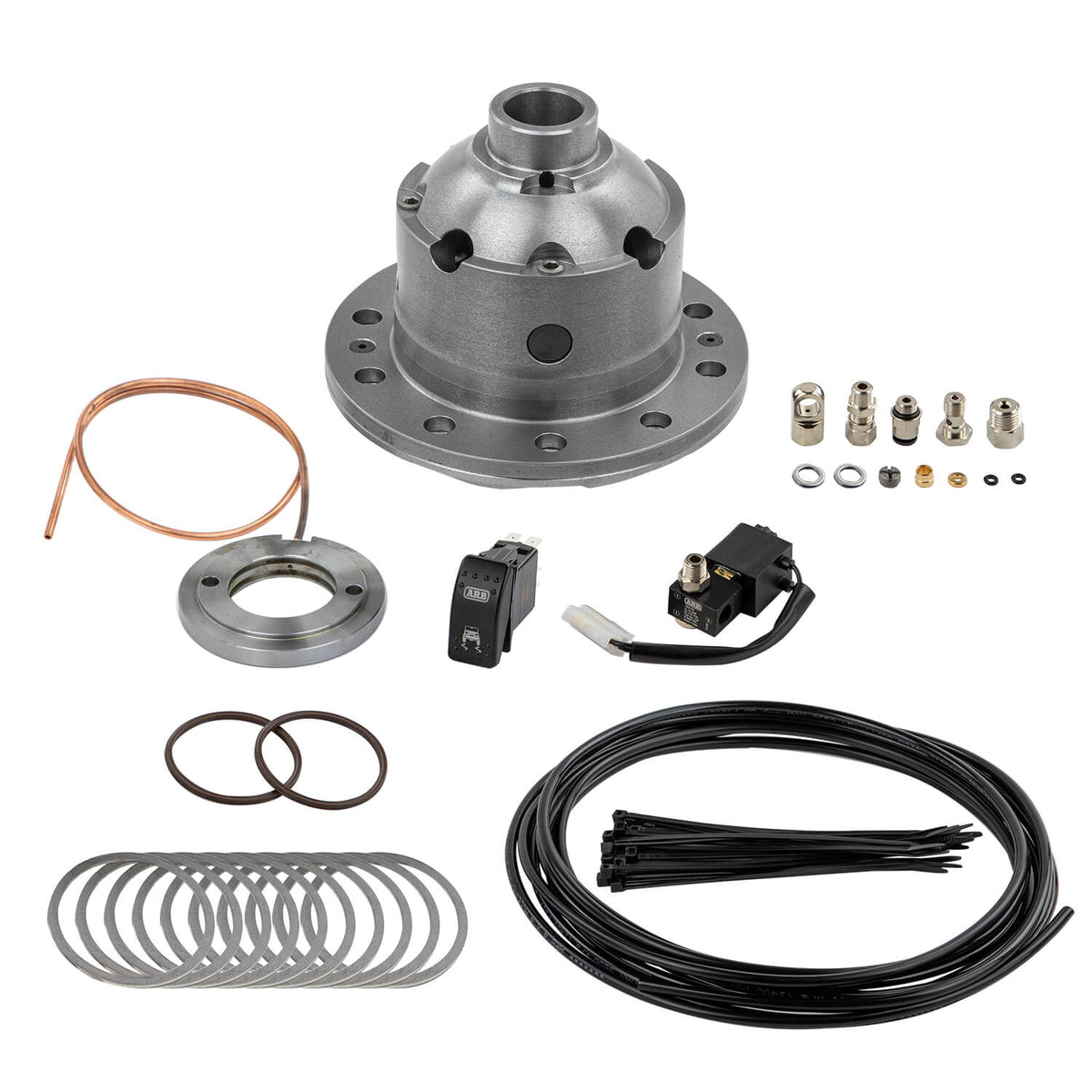 ARB Airlocker 27Spl10Bolt Rg3.69Up Nissan R180A S/N - RD180 for 2005-2020 Nissan Frontier - front view