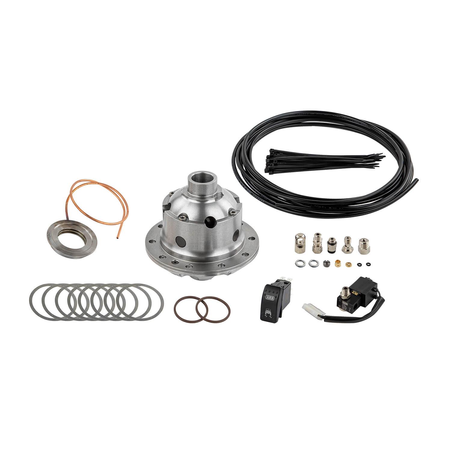 ARB Airlocker 17 Spl Isuzu Ifs S/N - RD203 for 1988-2002 Isuzu Trooper - front view