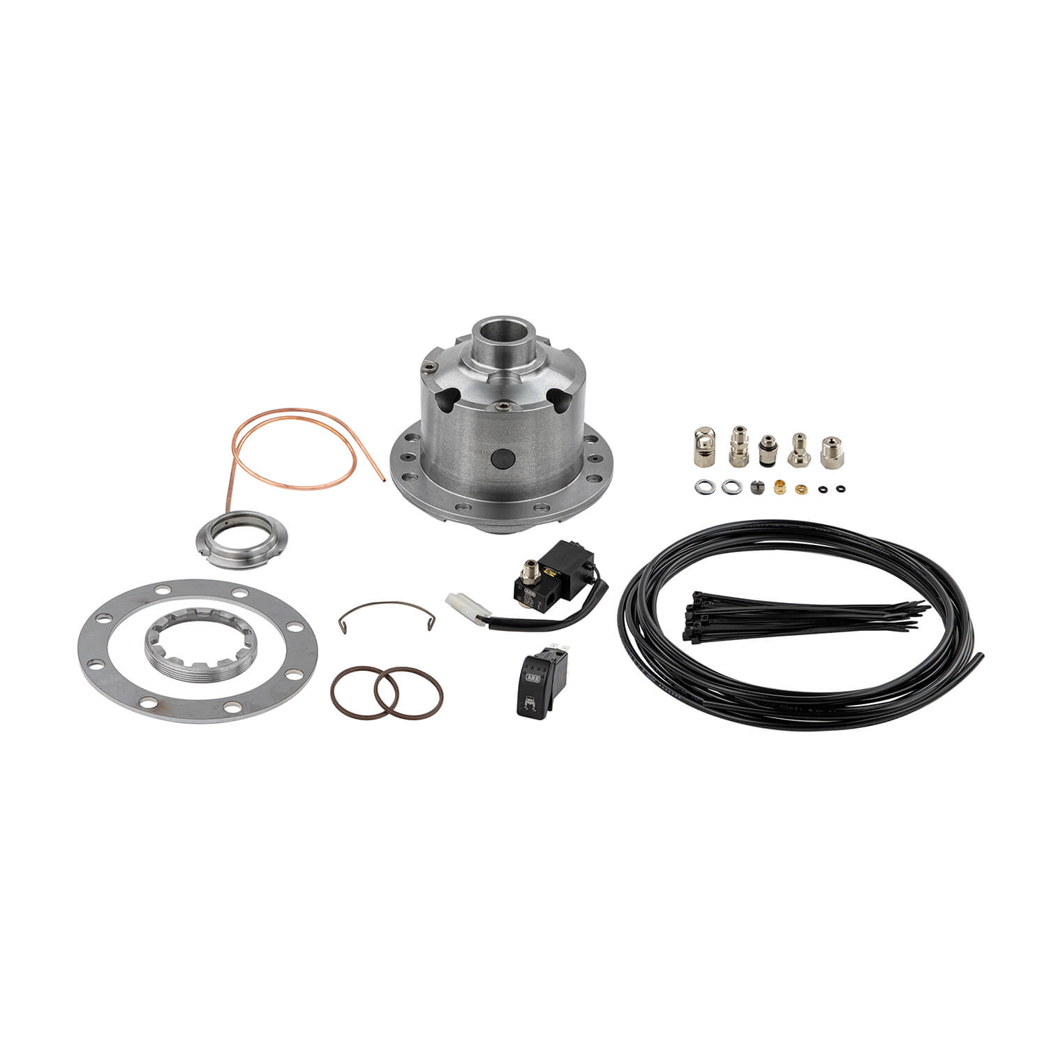ARB Airlocker Fr 22Spl 8 Bolt Rg Jimny S/N - RD207 by ARB - front view