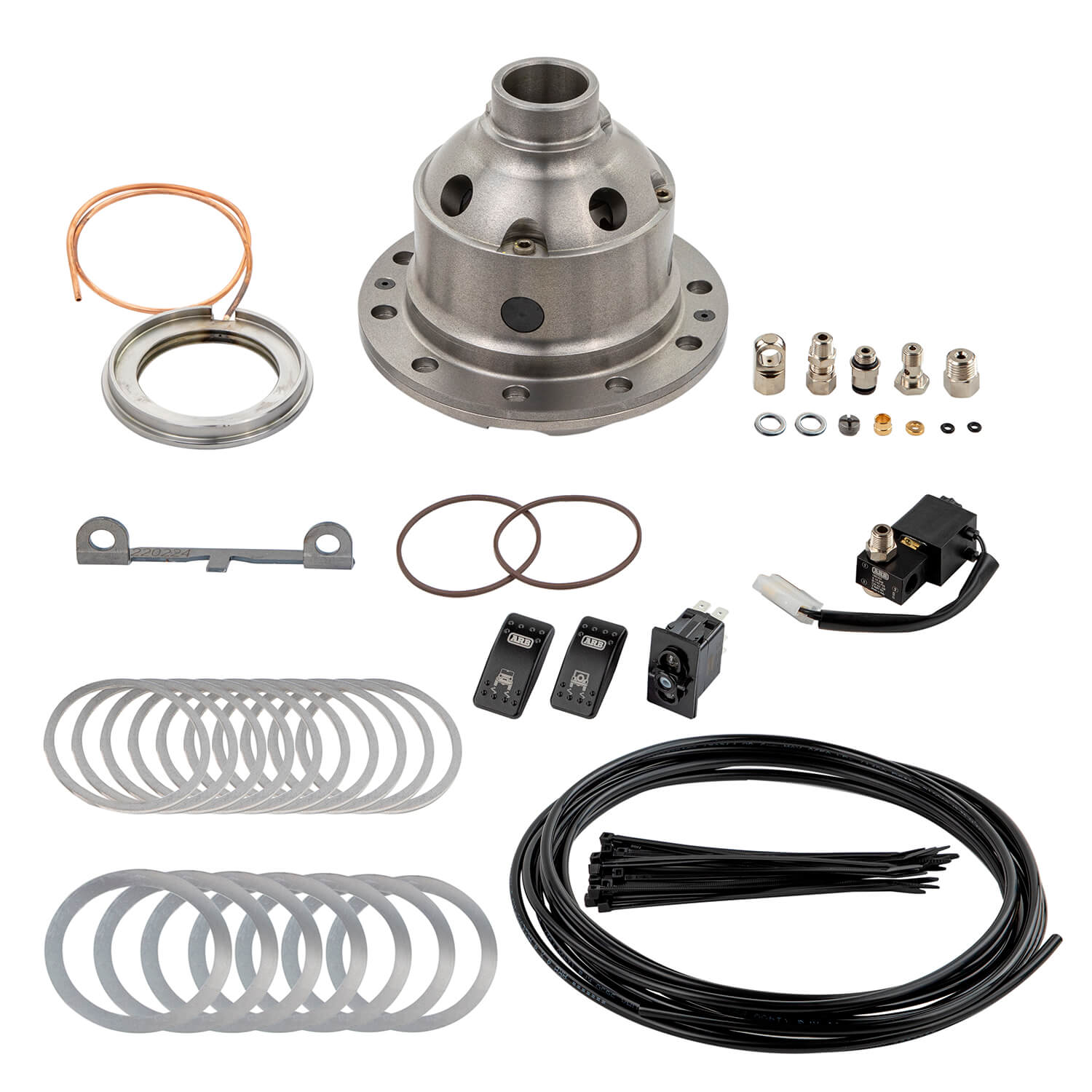 ARB Airlocker Jeep Jl Rubicon M210 M220 35Spl - RD246 for 2018-2026 Jeep Wrangler - front view