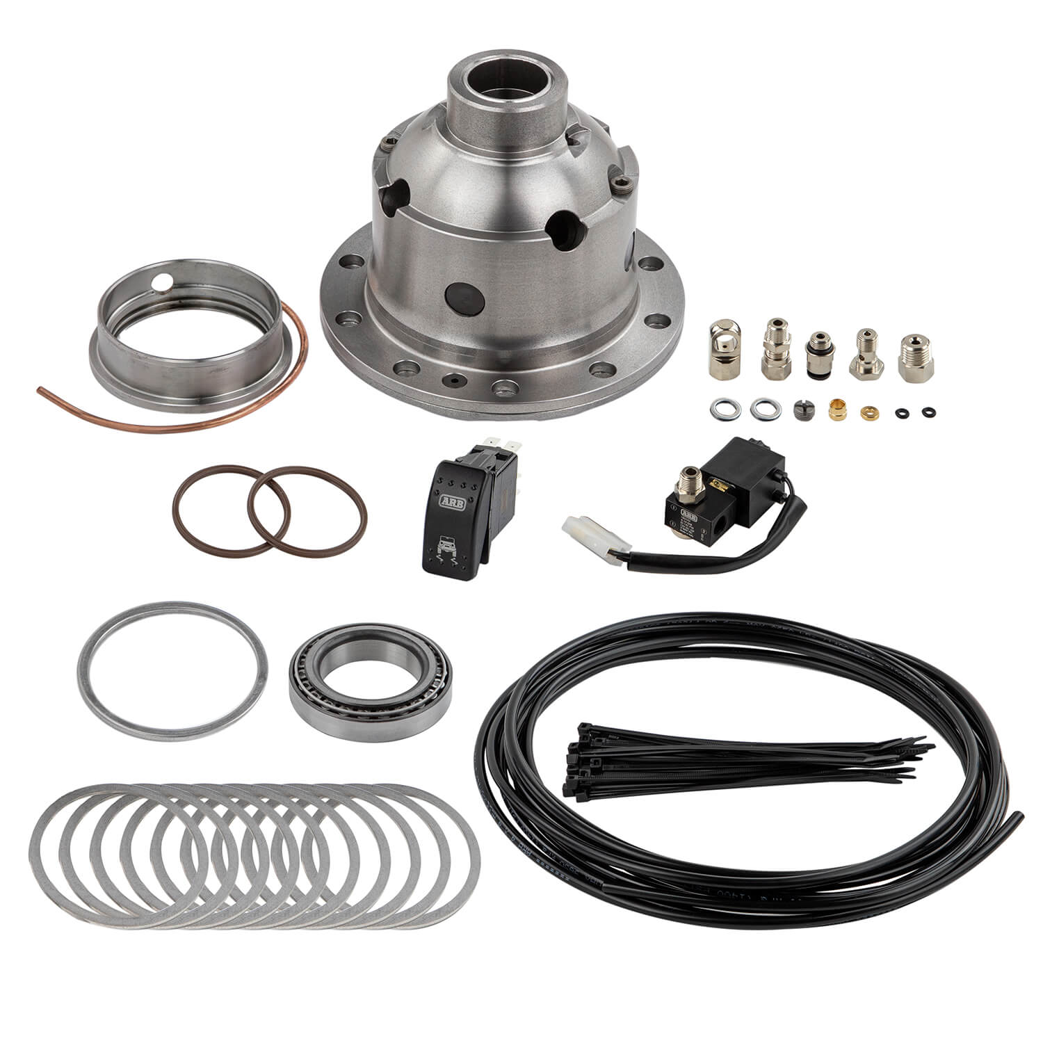 ARB Airlocker 10 Bolt 27 Spl Toyota Ifs 7.5 S/N - RD90 for 1984-1995 Toyota Pickup - front view