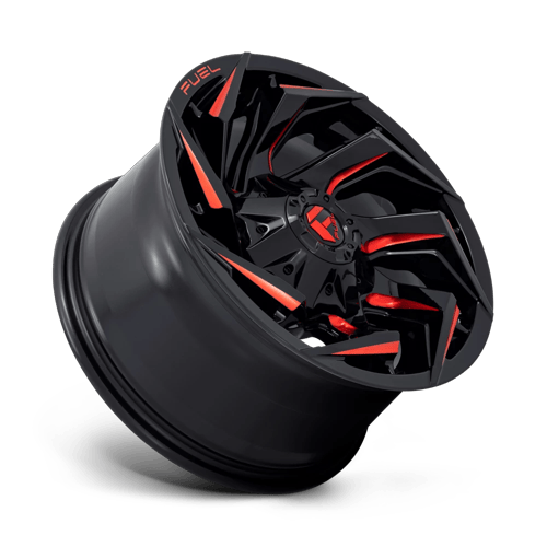 Fuel Off-Road D755 18X9 Gloss Black Milled W/ Red Tint 6x135/5.5 -12mm