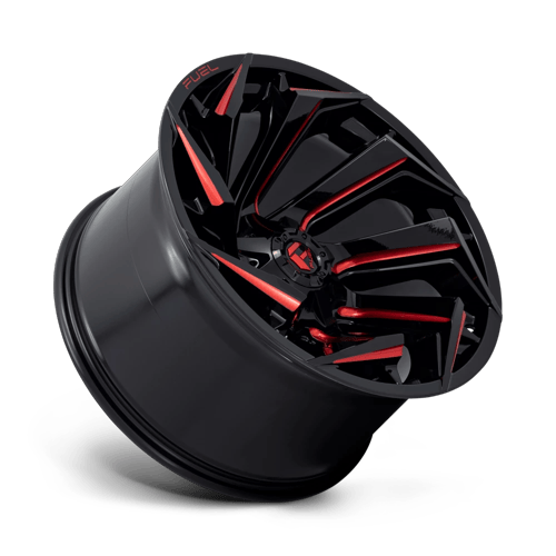 Fuel Off-Road D755 22X12 Gloss Black Milled W/ Red Tint 8x165.1 -44mm