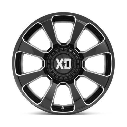 XD - XD854 20X9 6X135/5.5 G-blk Mill 00MM